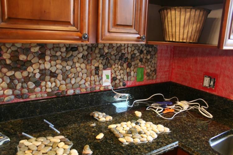 Stylish Decoration Natural Stone Kitchen Backsplash Stone Kitchen Backsplash In Interior Design Ideas Whitecaneroadcom
