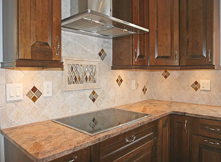 travertine tile kitchen backsplash designs