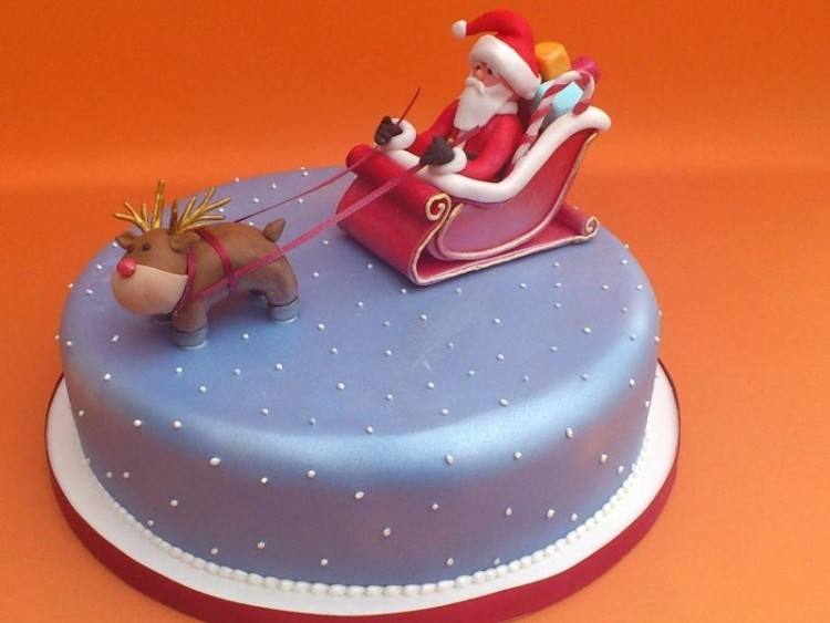 Christmas Cake Decoration Ideas Bbc Good Food Amazing Vanilla Party Cake