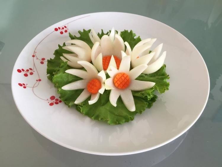 Vegetable Salad Decoration | salad decorations egg chicks vegetable tulips1 | 20 Egg Decoration