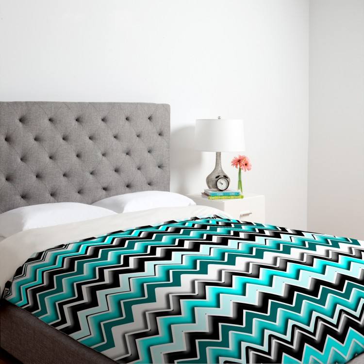 Mint Black And White Teen Room