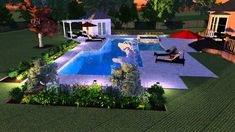 Above Ground Pools … Landscaping Around Above Ground Pools