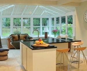 We bought our first home this year and it has a lovely conservatory leading  off a very small kitchen