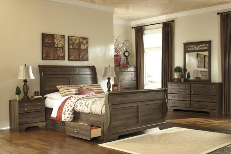 The Trinell queen bedroom collection from Ashley inspires rustic tones into  your home