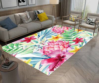 pineapple kitchen rug