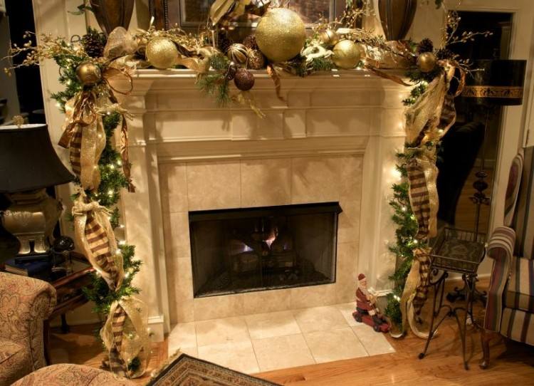 Mantel Christmas Decorating Ideas Pictures Beautiful top 40 Christmas Mantelpiece Decorations Ideas