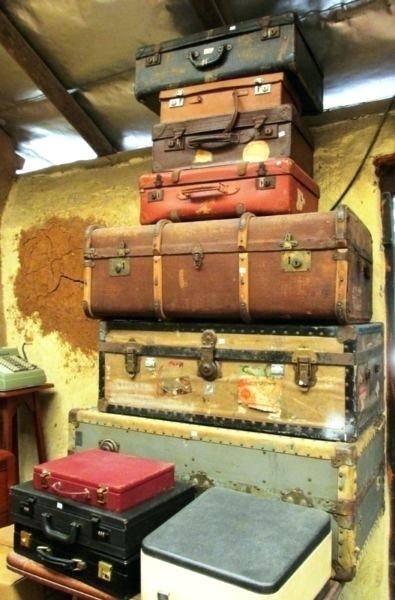 Suitcase chair included in these 20 DIY Vintage Suitcase Projects and Repurposed Suitcases