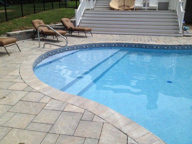 A Wet Deck (also referred to as a Thermal Ledge or Baja Deck) is an  extended or oversized step within the pool usually large enough to place a  couple of