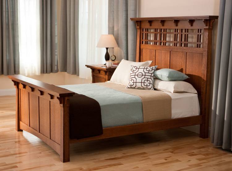 American Made Johnson White Bedroom Furniture Set in Solid Maple Wood