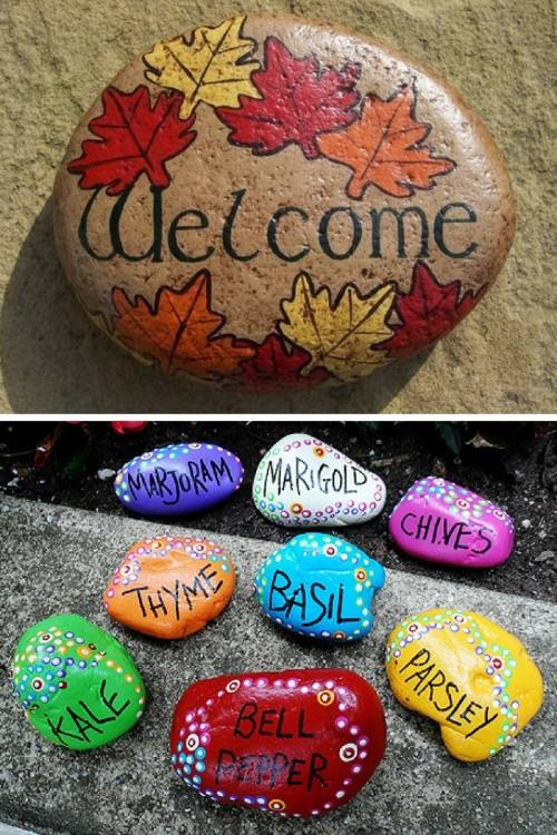how to decorate rocks painted rocks for artistic yard and garden designs  cute ideas decorate rocks