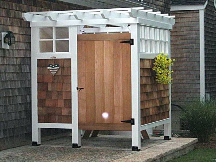 building an outdoor shower build an outdoor shower building an outdoor shower outdoor shower build photo