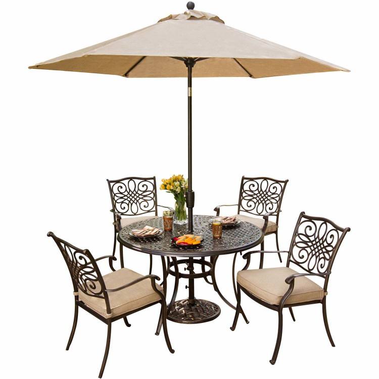 Patio Furniture With Umbrella Discount Outdoor Furniture Table Chairs  Umbrella Grass Tree Pots: