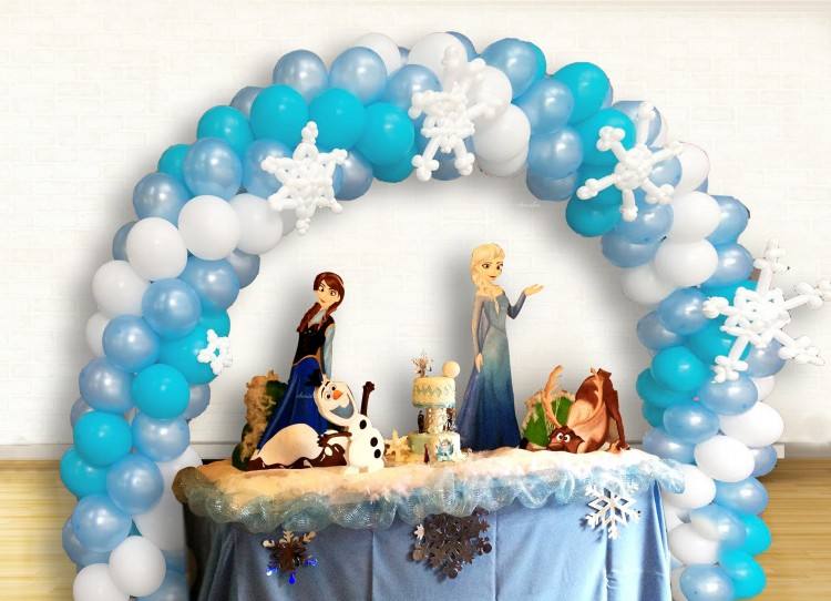frozen themed party decoration ideas i love this idea for a garden  decoration add glass beads
