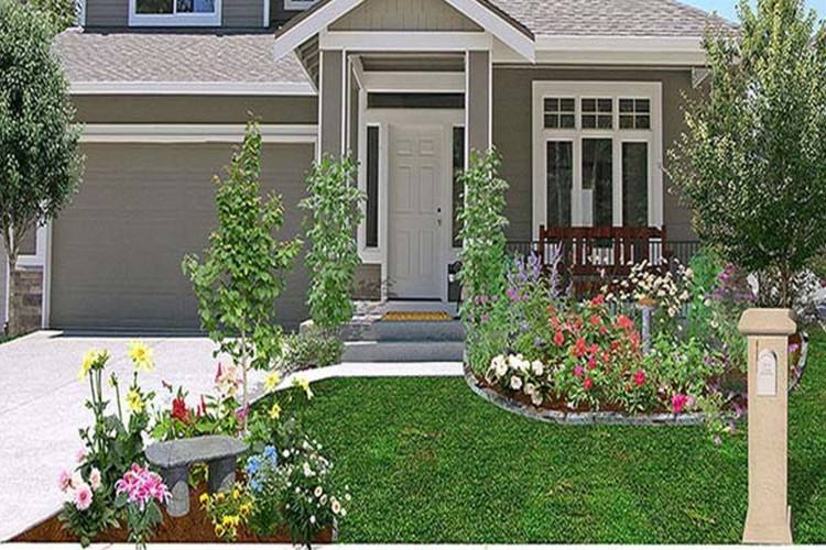 how to design landscape how to design landscape for front of house  attractive front house landscape