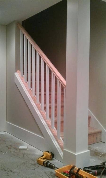 Our basement stairs needed a serious transformation