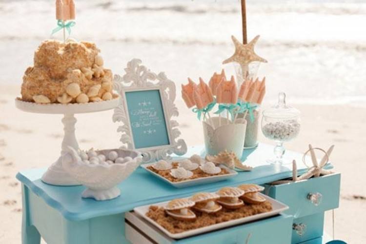 amazing beach wedding centerpieces theme bridal shower party