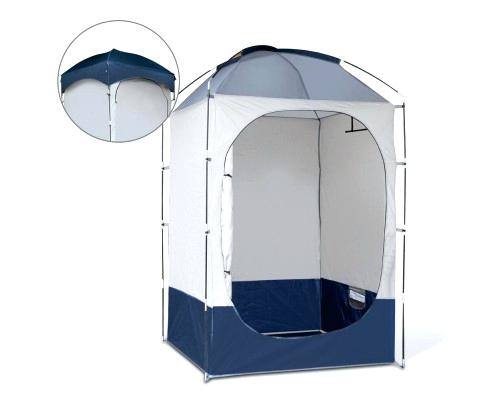 lightspeed outdoors mini pop up beach tent sun shade, blue