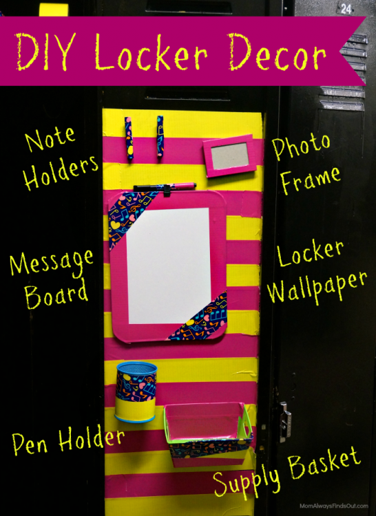 22 DIY locker decorating ideas and organizing tips for heading back to school in style