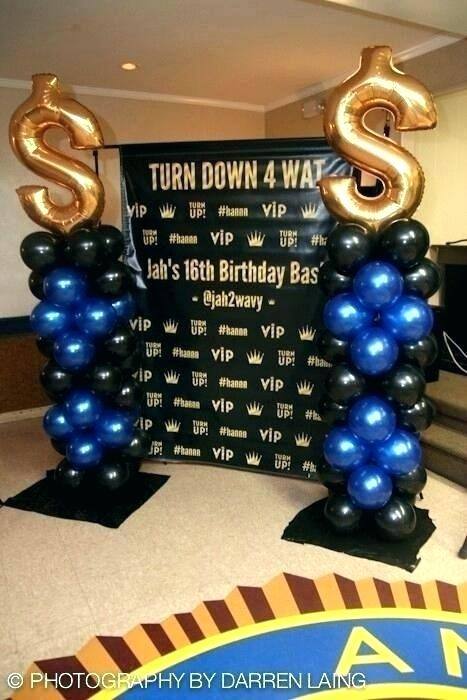 Full Size of 16th Birthday Party Hall Decoration Ideas 1st 50th Top  Innovative With Balloons Decorating
