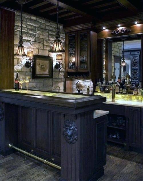 low basement  bar ideas