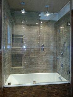 Shower And Tub Ideas for a Small Bathroom