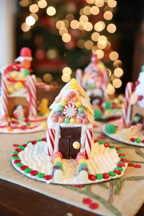 Starbucks take on a Gingerbread house is easy to build and fun to decorate with a flourish of icing and a sprinkle of candies