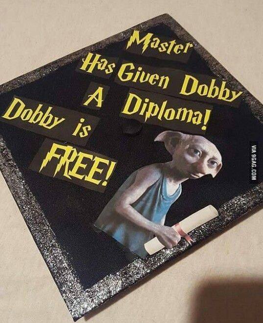 Encourage the graduate with this funny graduation cap