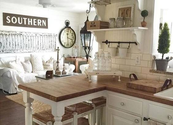 An unique kitchen island is a cool thing to make your kitchen really  special