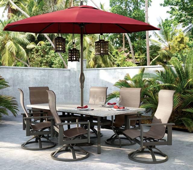 Patio, Patio Furniture With Umbrella Outdoor Table And Chairs Set With  Umbrella: Awesome Outdoor
