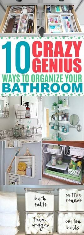 12 Bathroom Organization Ideas
