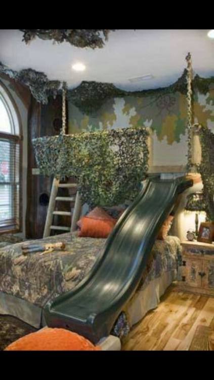Camo House Decorations Encourage Room Decoration Themed Bedroom Ideas For Your Little Boy Regarding 9