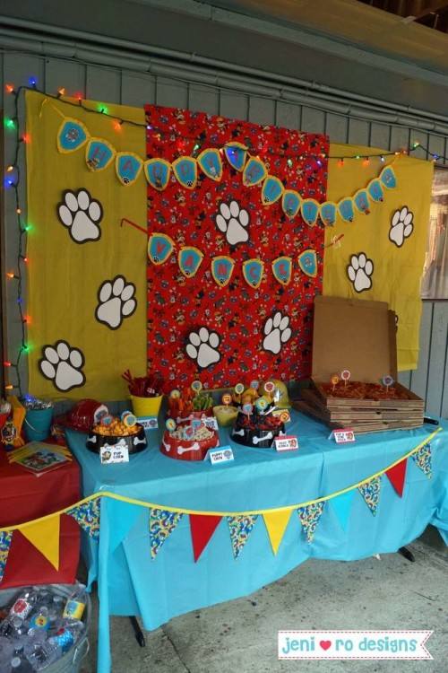 paw patrol table decorations design styling style in the details paw patrol birthday party table ideas