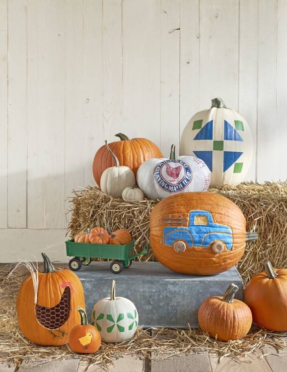 Here  are five of our favorite ideas to make them festive but keep the gunk in  the gourd