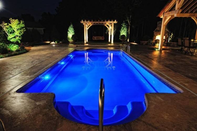 One of the most popular pool shapes, a free form pool is rounded and shaped to fit right into your backyard