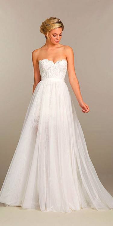 Awesome Detachable Wedding Dress Davids Bridal From David Tutera  Wedding Dresses Edan