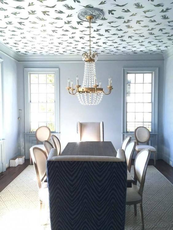 dining room feature wall classic wallpaper architecture