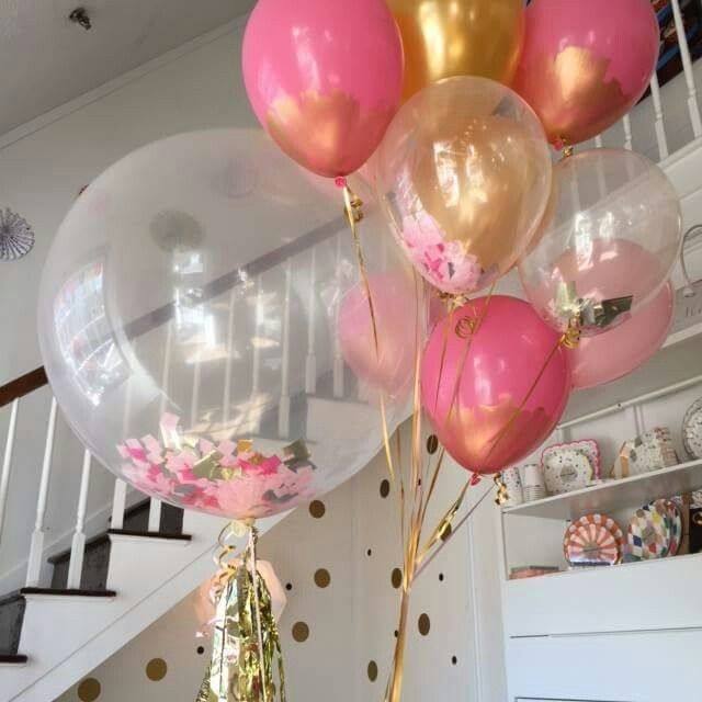 Loving the party decorations at this Galentines Day Party Bridal Shower!!  The balloons are spectacular! See more party ideas and share yours at