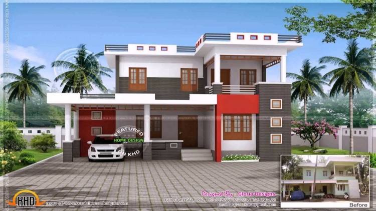 kerala home design style house designs foxy style house design box type modern house plan home