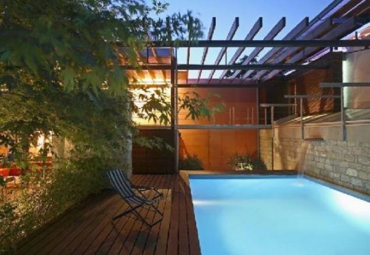 Luxury pool design modern house architecture