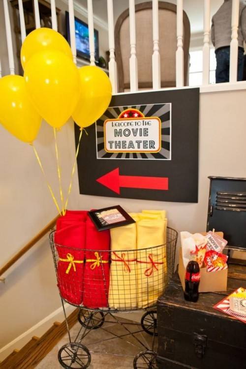Minions party decor for a movie night or a birthday