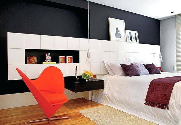black and red room bold ideas