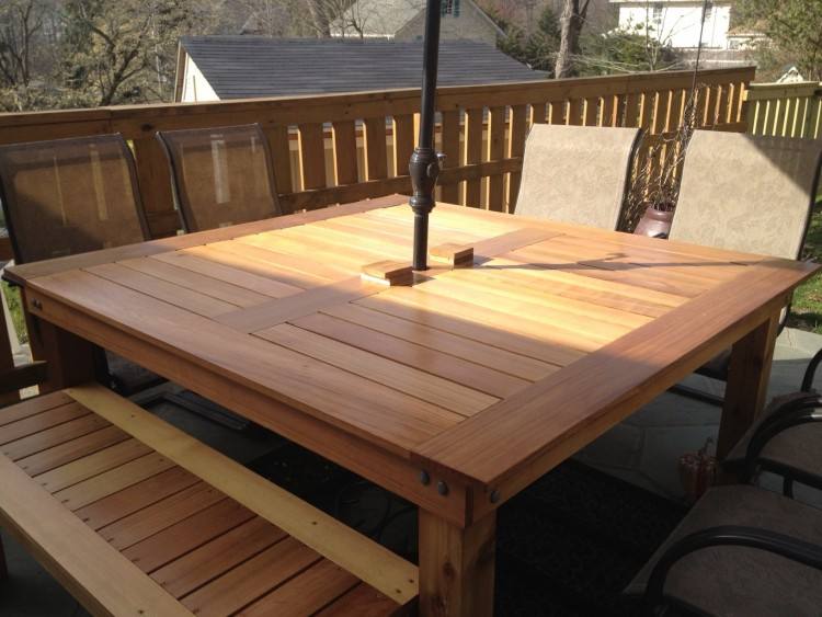 Lets Just Build A House Simple Patio Table Details Let Tens Let's Together