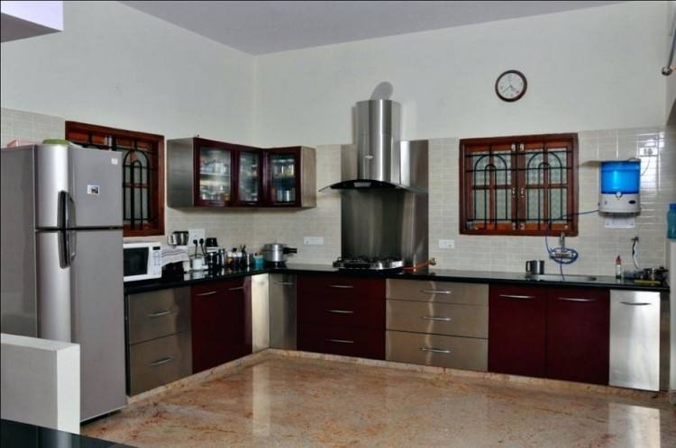 Simple Kitchens Medium size Kitchen Indian Design Simple Designs In India kerala shaped modular kitchen interior