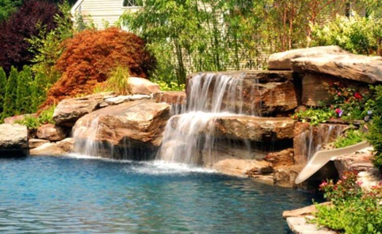 Breathtaking Pool Waterfall Design Ideas Like this