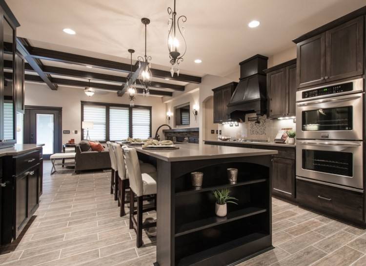 Ideas Amazing of Kitchen Backsplash For Dark Cabinets Kitchen 52 Dark Kitchens With Dark Wood And Black