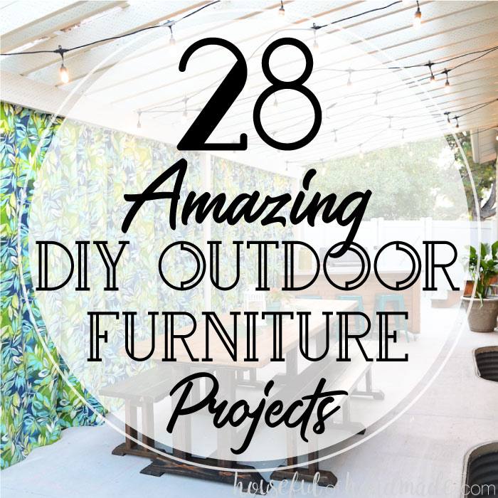 build your own garden furniture