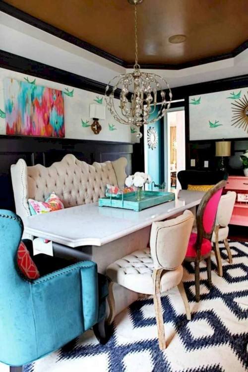 bohemian dining room dining table living room decorating ideas living room colorful decorating ideas on bedrooms