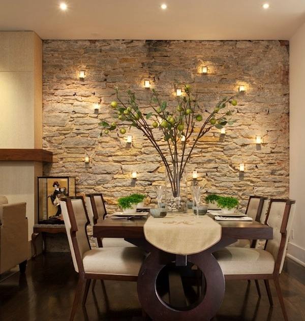 Swing arm wall lamp for the dining table