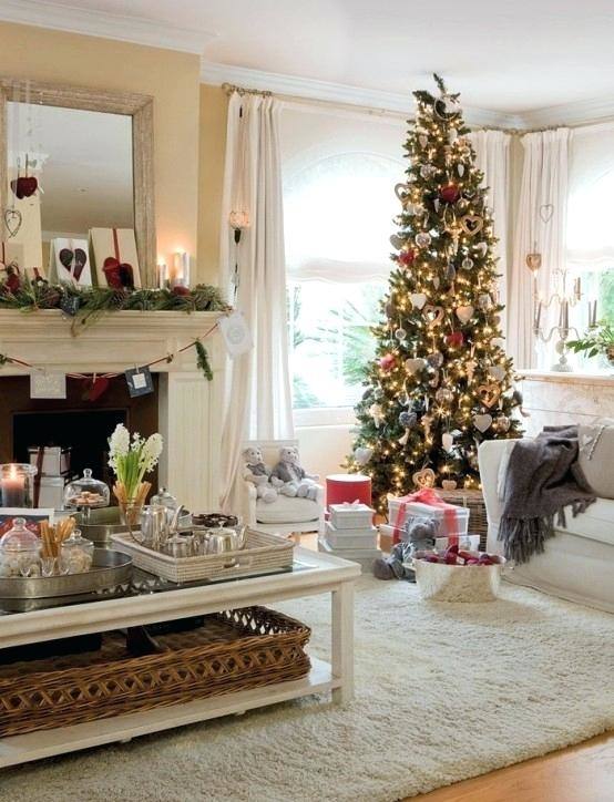 This post is full of simple and elegant Christmas living room decor ideas  that I