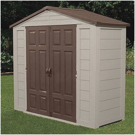 D Solid Wood Storage Shed